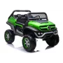 LEAN CARS Mercedes Unimog 12V elektrische kinderauto groen