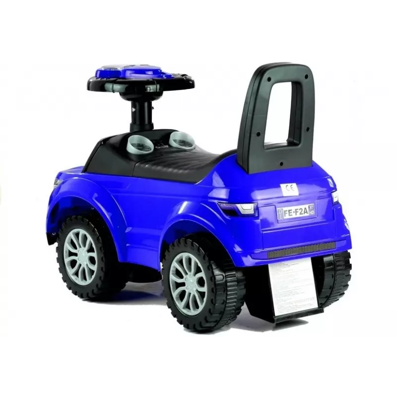 LEAN CARS peuter loopauto 613W blauw geluid licht