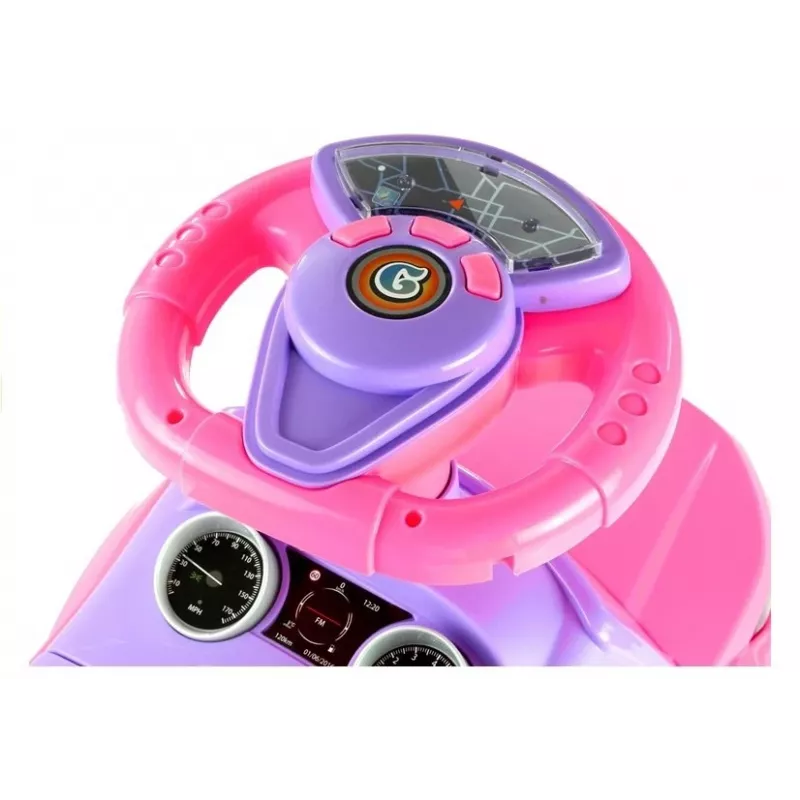 LEAN CARS Toddlers Ride On 613W roze met geluid en licht
