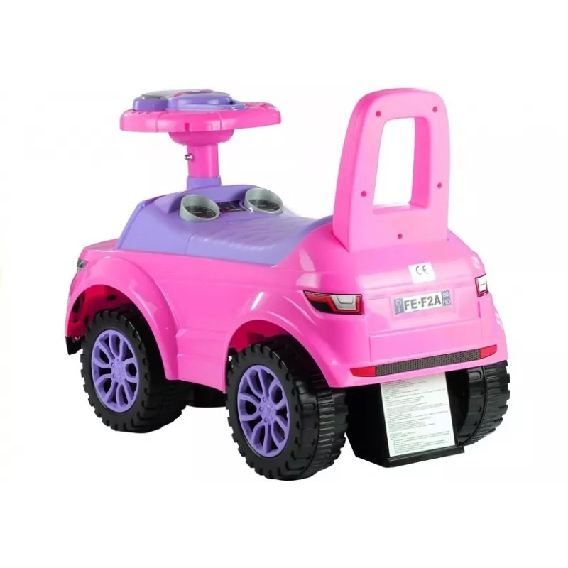 LEAN CARS Toddlers Ride On 613W roze met geluid en licht