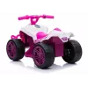 LEAN CARS TR1805 Elektrische quad om op te zitten Wit-Roze