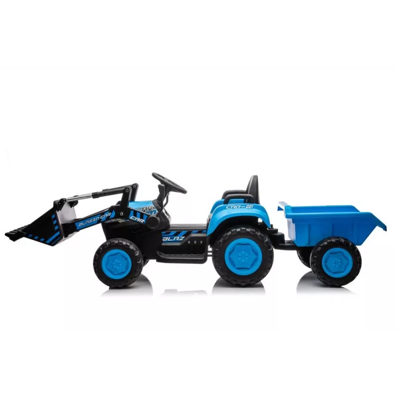 LEAN CARS Tractor met schep BW-X002A Blauw