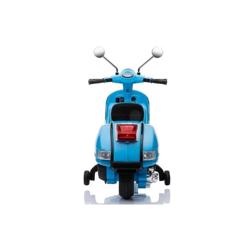 LEAN CARS Vespa scooter elektrische kindermotor - blauw