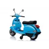 LEAN CARS Vespa scooter elektrische kindermotor - blauw
