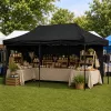 LEAN Express partytent catering bedrijfspaviljoen zwart 3x6 m