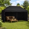 LEAN Express partytent catering bedrijfspaviljoen zwart 3x6 m