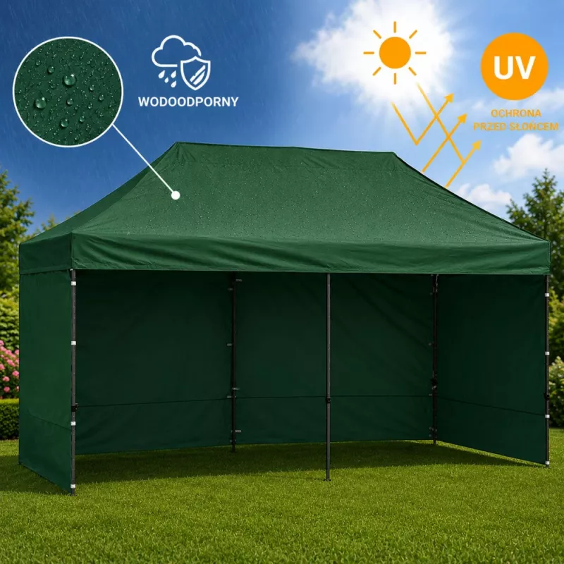 LEAN Express partytent catering bedrijfspaviljoen groen 3x6 m