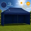 LEAN Express partytent catering bedrijfspaviljoen marineblauw 3x6 m