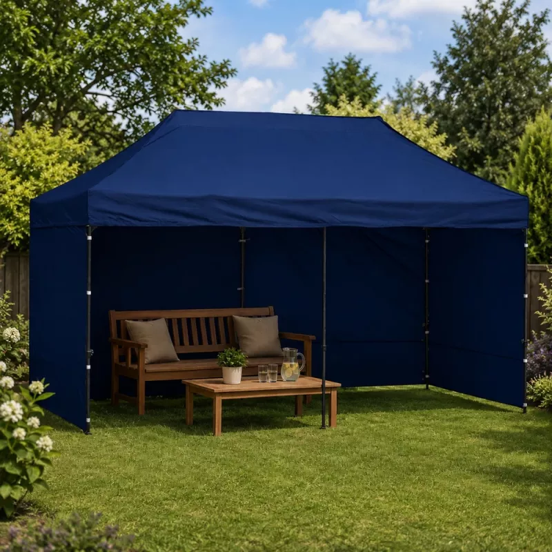 LEAN Express partytent catering bedrijfspaviljoen marineblauw 3x6 m