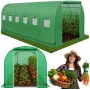 LEAN folietunnel kas PRO frame 25mm 12x3x2m 36m² | verzinkt staal, UV-4 PE-folie, oprolraam