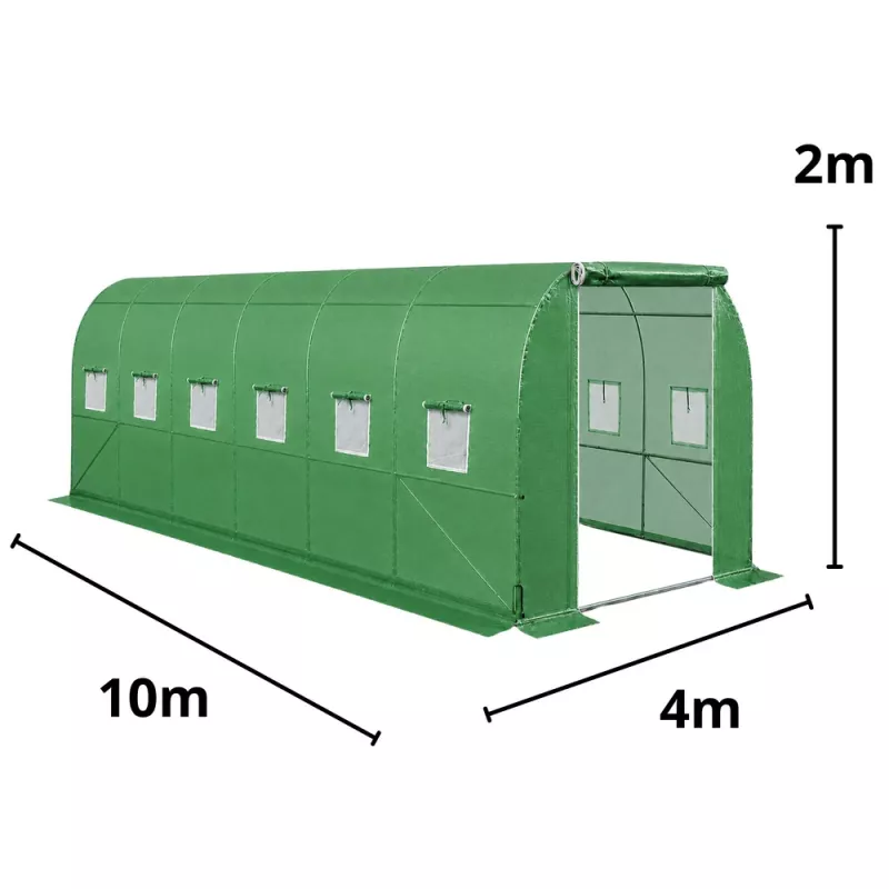 LEAN Garden folietunnel kas PRO frame 25MM 10x4x2M 40M²