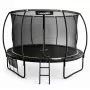 LEAN tuintrampoline met binnennet zwart en groen 487CM 16FT