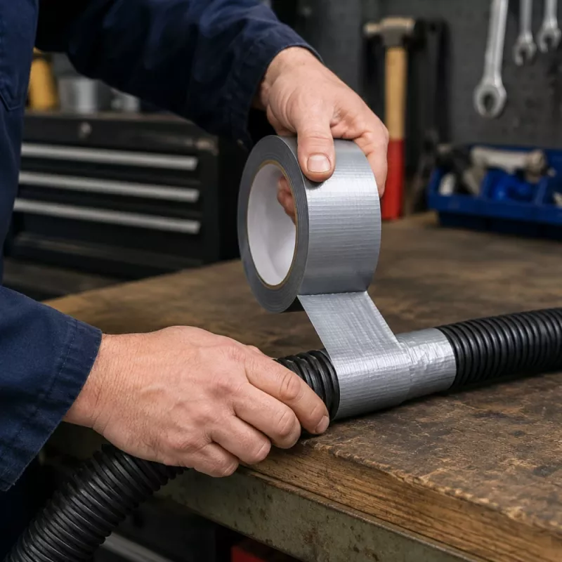 LEAN Gray versterkte reparatietape Strong zilver 48mm x 15m