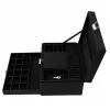 LEAN sieraden organizer box met lade en slot, zwart fluweel