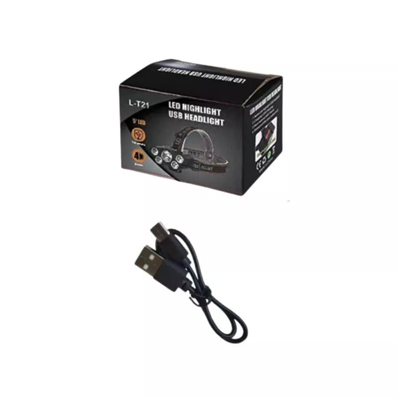 LEAN LED Hoofdlamp 5 Diodes Bewegingssensor 4 Lichtmodi 1000 Lumen 200m Bereik
