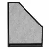 LEAN Metalen bureau-organizer standaard voor documenten en ordners, verticaal, zwart, A4