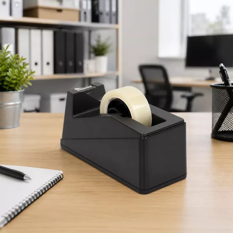 LEAN Office plakbanddispenser, zwart classic