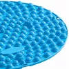 LEAN ronde acupressuur-voetmassagemat met noppen, blauw, 33 cm