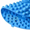 LEAN ronde acupressuur-voetmassagemat met noppen, blauw, 33 cm