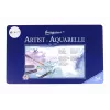 LEAN set van 36 aquarelstiften in metalen houder