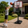 LEAN SPORT basketbalpaal mobiele verstelbare standaard 200-305cm