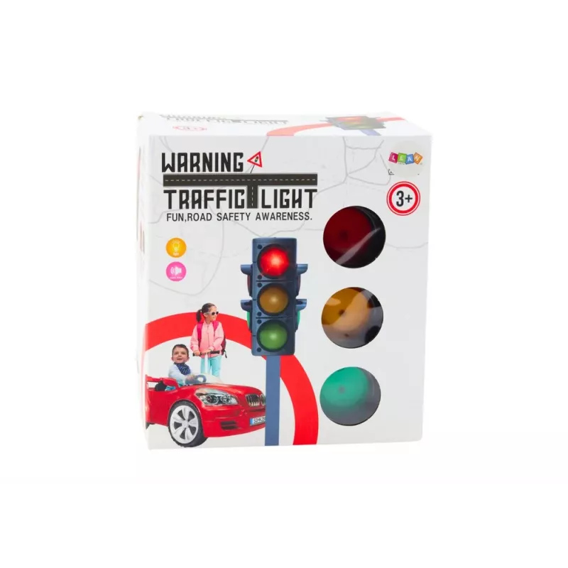 LEAN TOYS 20644 verkeerslicht speelgoed met licht- en geluidseffecten