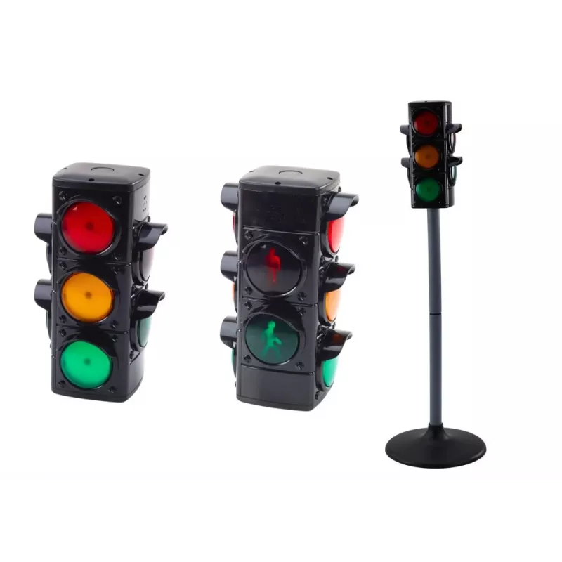 LEAN TOYS 20644 verkeerslicht speelgoed met licht- en geluidseffecten