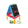 LEAN TOYS 3-in-1 magnetisch krijtbord, blauwe speeltafel