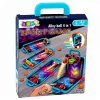 LEAN TOYS 3-in-1 mini arcade game – draagbare tafelbasketbal, flipper & bowlingkoffer (meerkleurig)