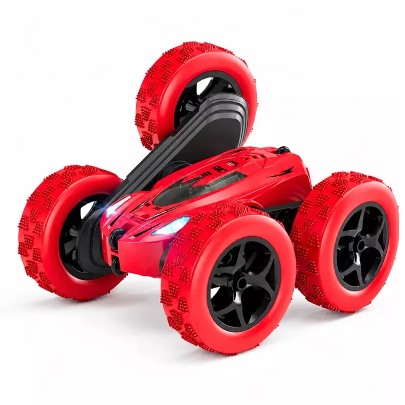 LEAN TOYS 360° gebarenafstandsbediening RC stuntcar rood