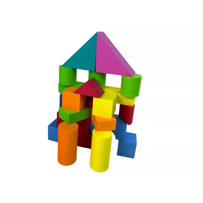 LEAN TOYS 41-delige bouwschuimblokken voor kinderen