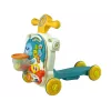 LEAN TOYS 4in1 buggy-leertafel-loopfiets-fiets voor baby's blauw