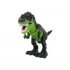 LEAN TOYS 7740 op batterijen werkende interactieve T-Rex-dinosaurus met eierleggen, neveleffect, geluids- en lichteffecten - groen