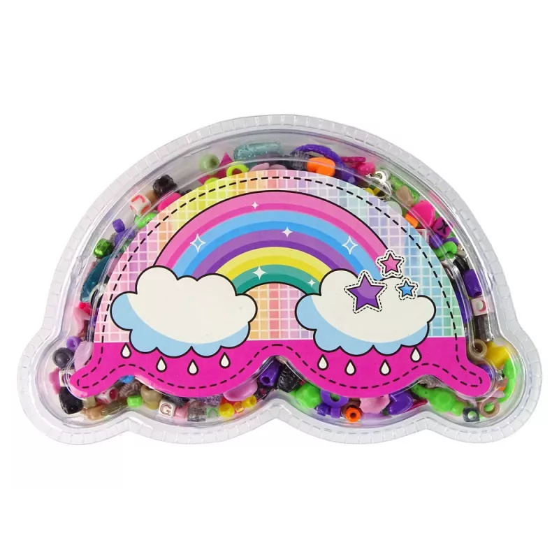 LEAN TOYS Set kleurrijke kralen DIY sieraden