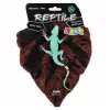 LEAN TOYS Agama Lizard zeilboot rubberen figuur rekbaar realistisch 16 cm