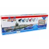 LEAN TOYS vliegdekschip jets 5 stuks geluid licht