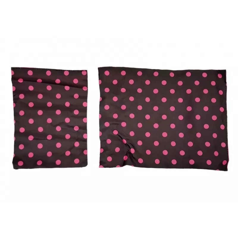 LEAN TOYS Alice zwart met roze bed voor poppen