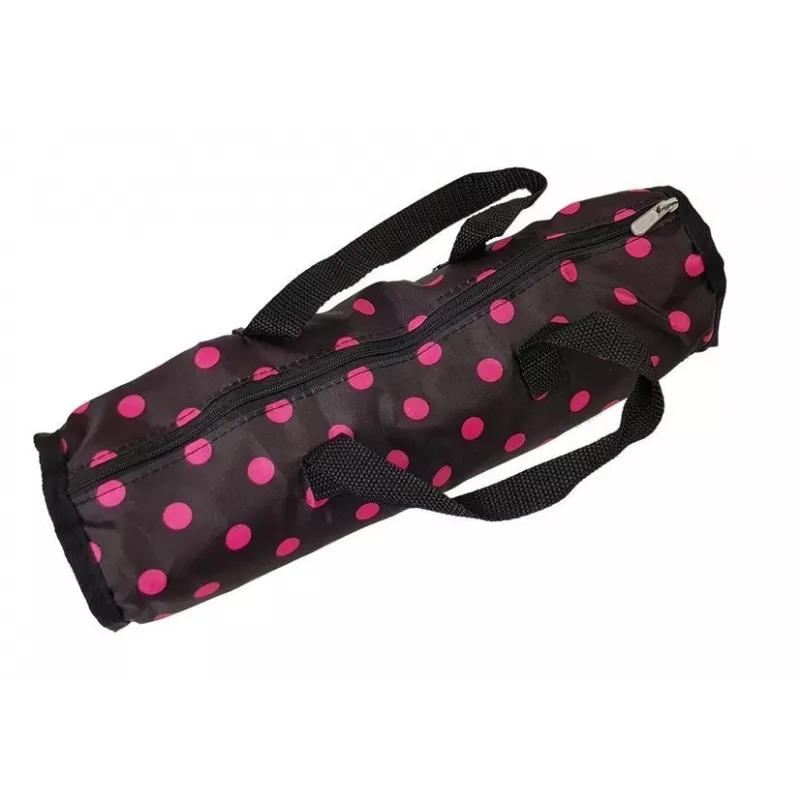 LEAN TOYS Alice zwart met roze bed voor poppen