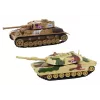 LEAN TOYS aluminium tank met wrijvingsaandrijving, diverse kleuren
