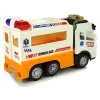 LEAN TOYS Ambulance accuauto met licht en geluid
