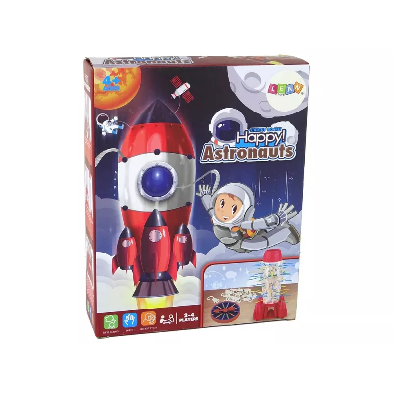 LEAN TOYS Arcadespel Vallende Astronauten Racket
