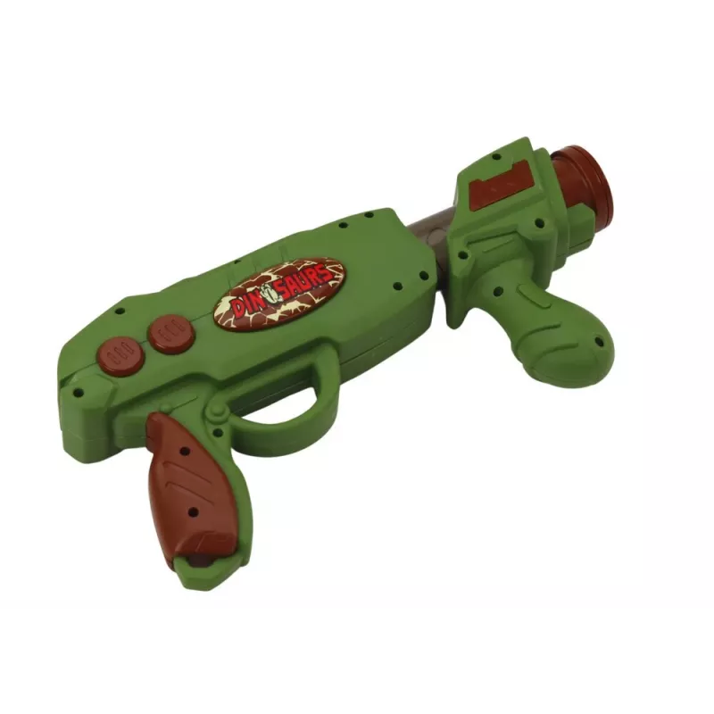 LEAN TOYS arcade game schietspel dinosaurus groen balletjespistool