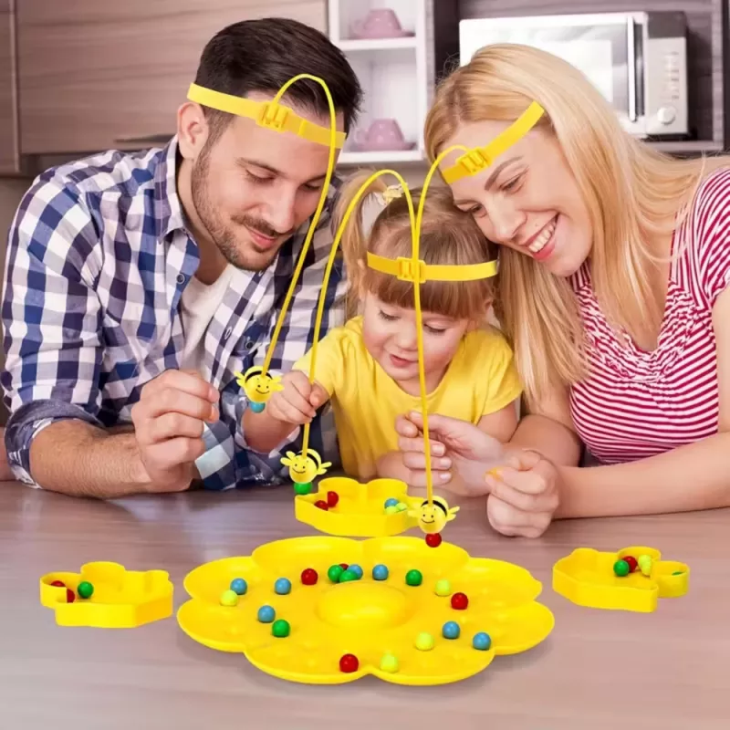 LEAN TOYS arcade feest bordspel magnetische bijen