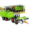 LEAN TOYS montage-tractor met open aanhanger 43 cm