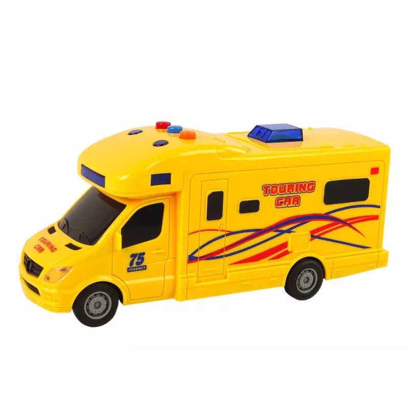 LEAN TOYS auto camper Excursion frictieaandrijving geluid lichten