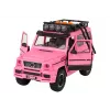 LEAN TOYS Auto off-road roze V12 turbine