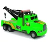 LEAN TOYS auto takelwagen pechhulp 1:10 groen touw
