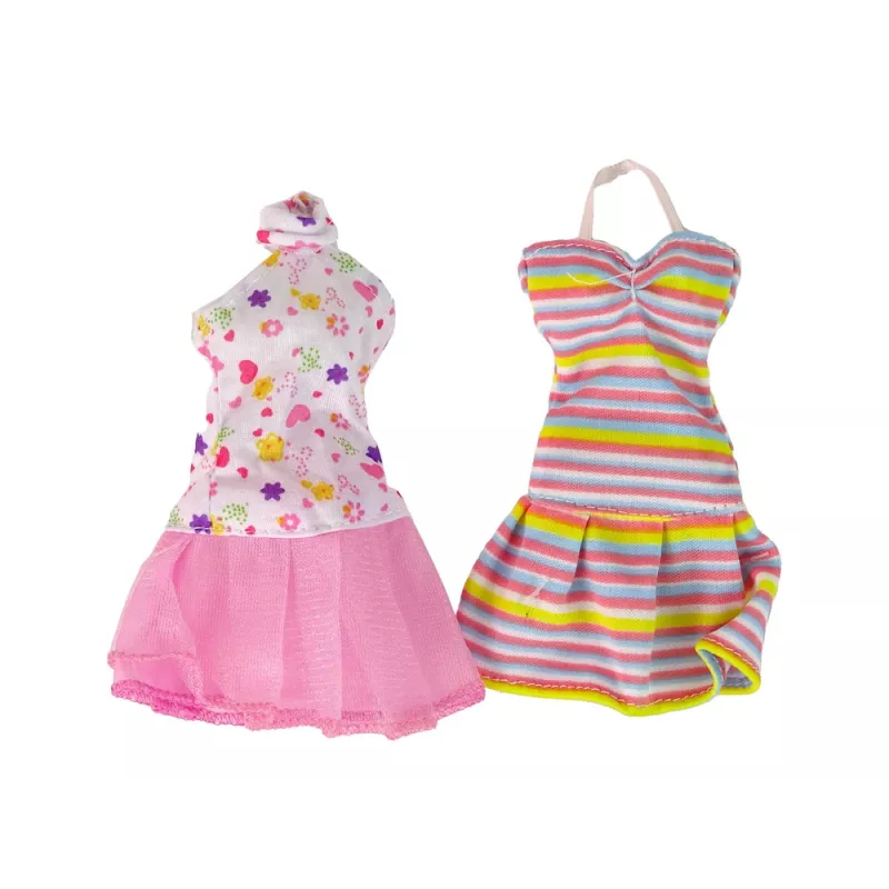 LEAN TOYS Babypop Emily Accessoires Afneembare Jurkjes