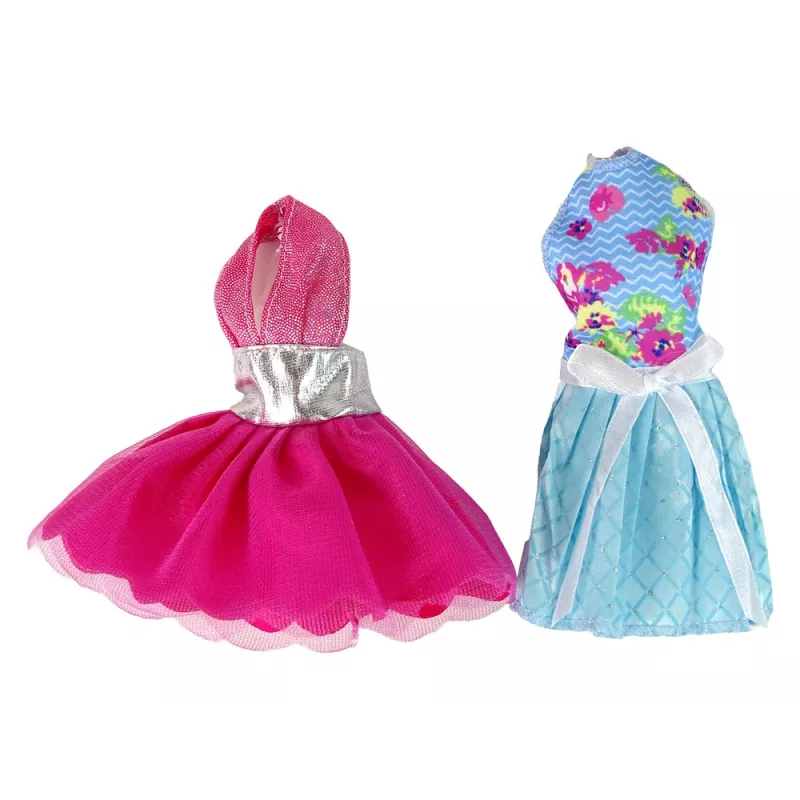 LEAN TOYS Babypop Emily Accessoires Afneembare Jurkjes