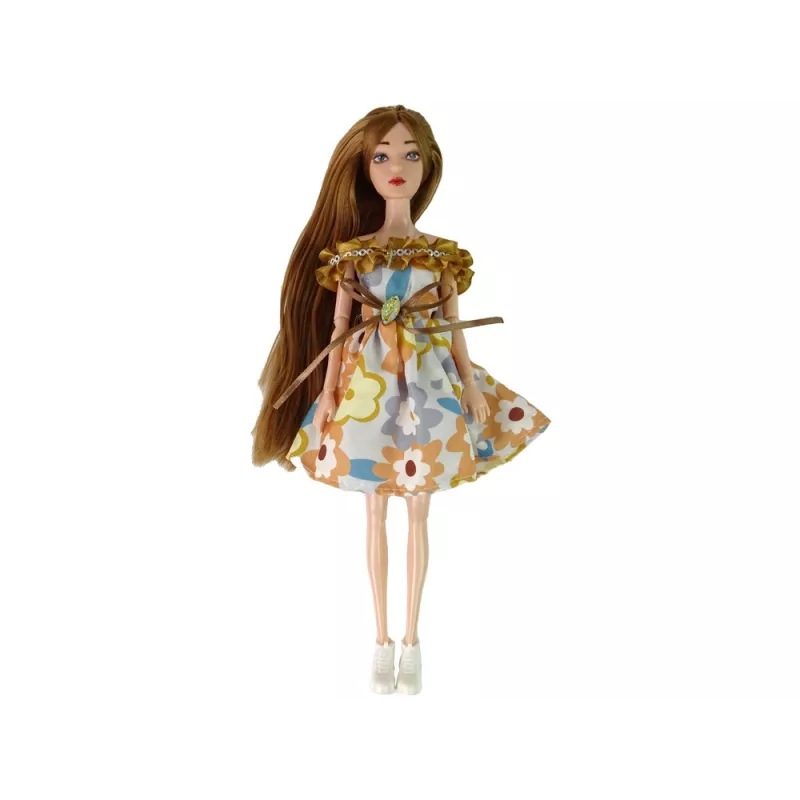 LEAN TOYS Babypop Emily Autumn met rood haar en hoed